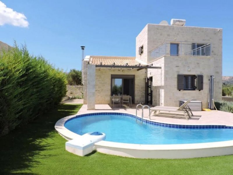 Loutra Kreta, Loutra: Steinhaus mit Pool und Meerblick in einem Komplex zu verkaufen Haus kaufen